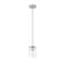 Z-Lite Thayer Pendant, 1-Light, 4.75 In.W x 7.5 In.H, Brushed Nickel/Clear 742MP-BN - alternate 6